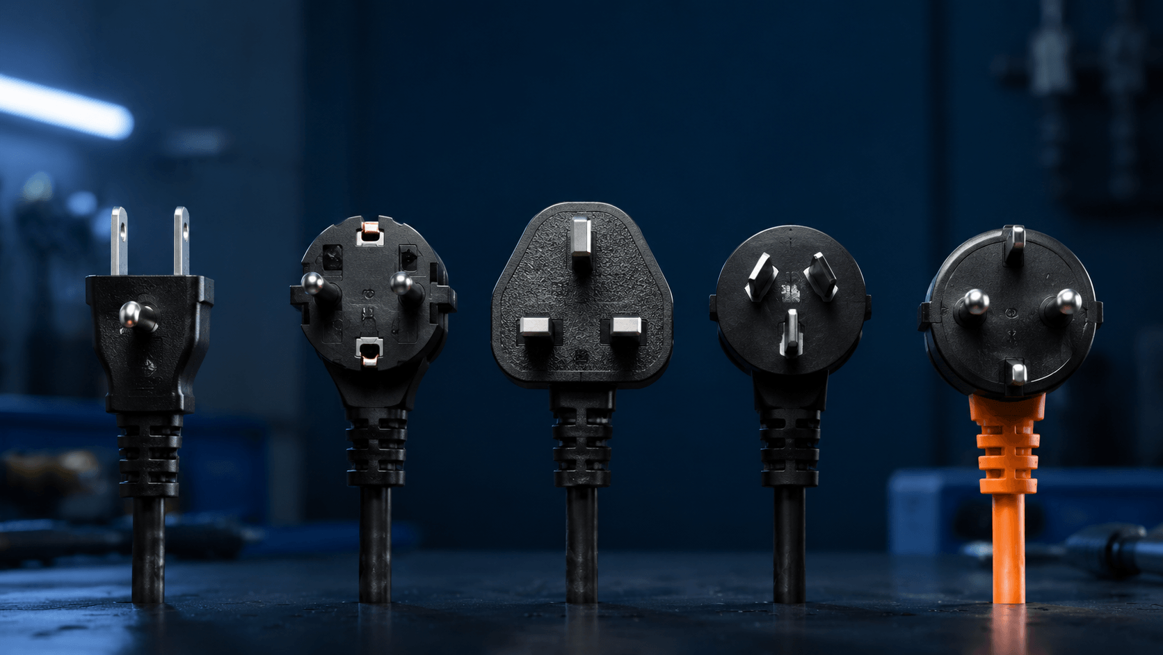 AC power plug types by country